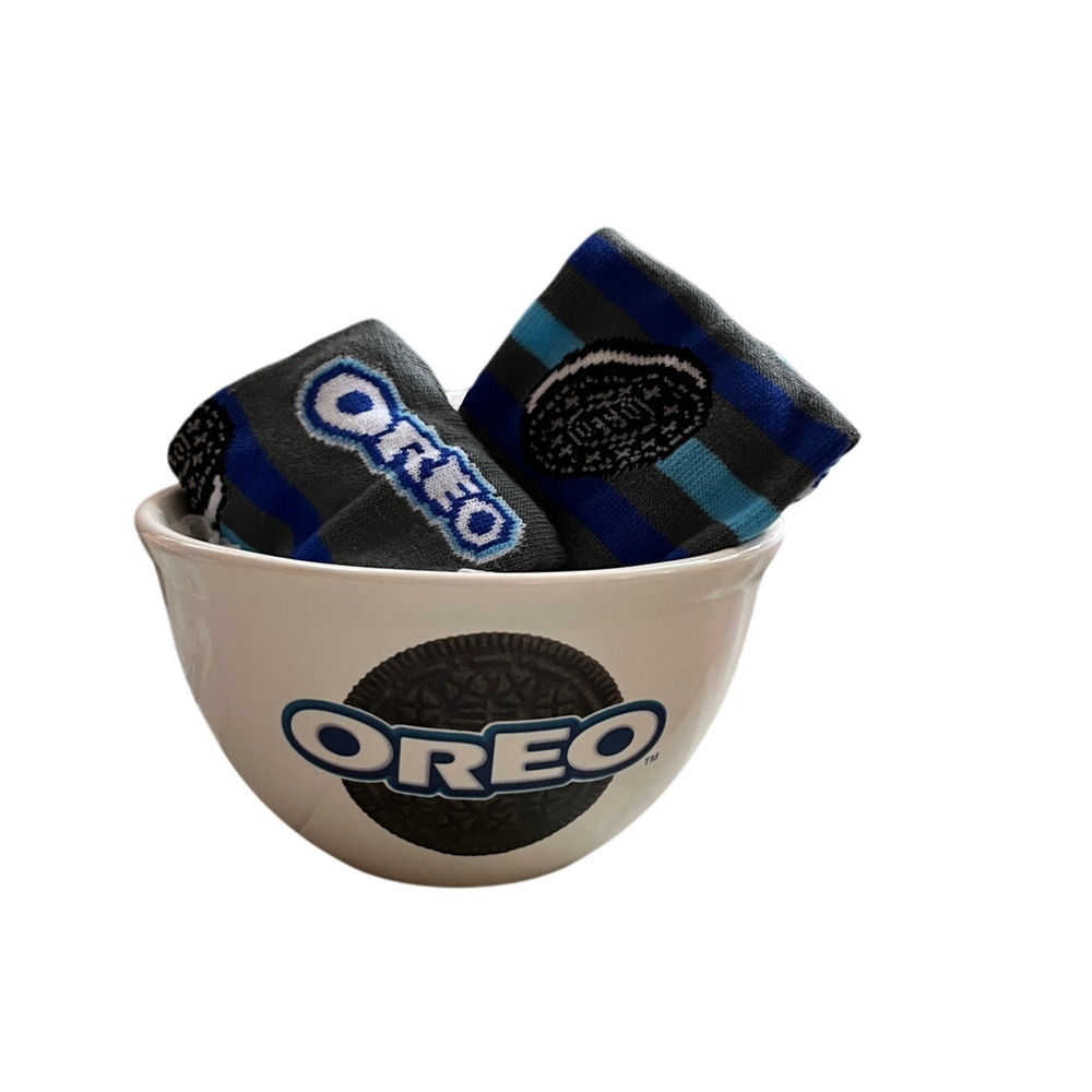 Vintage Oreo Cookie Bowl of  New Cookie Socks (2 in stock)